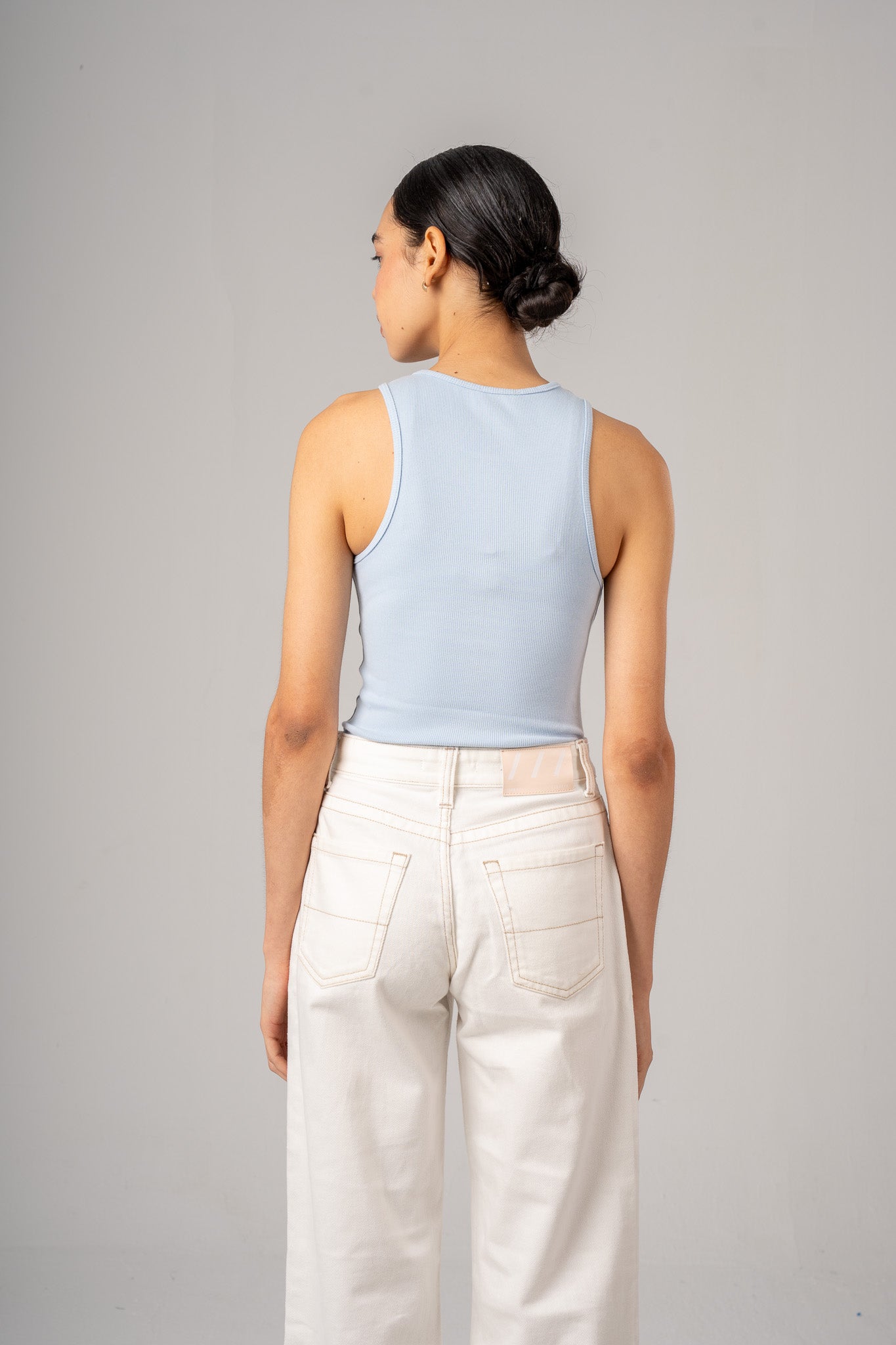 Light Blue Basic Tank Top